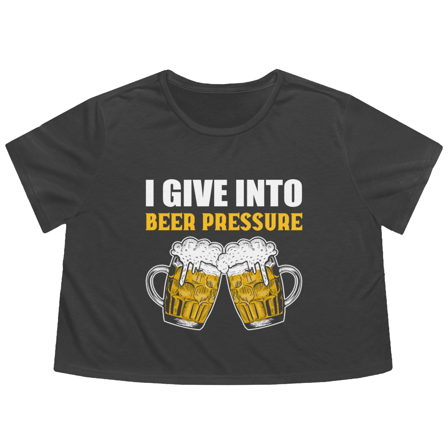 Beer Pressure Barkeeper and Bartender Gift Flowy Cropped Tees