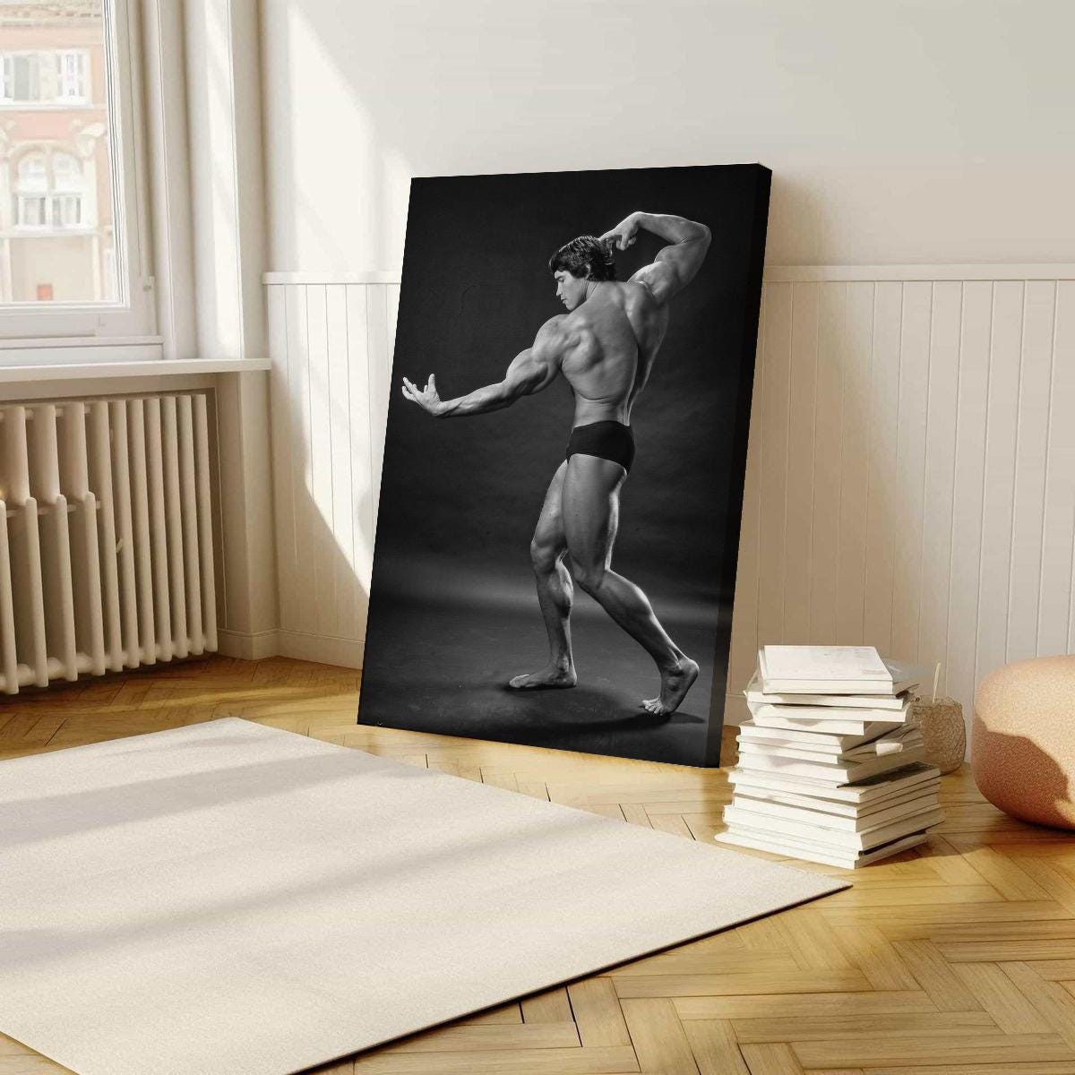 Arnold Schwarzenegger Posters, Wrapped Poster, Wall Art, Room Decoration, Retro Aesthetics
