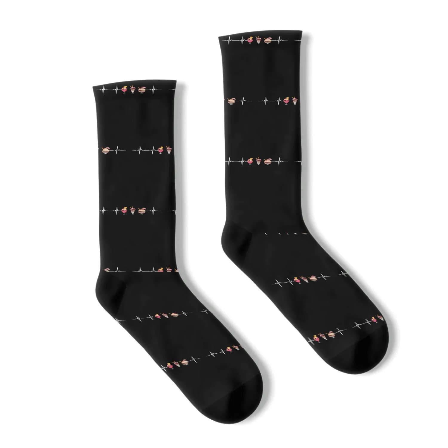 Sundae Heartbeat Socks