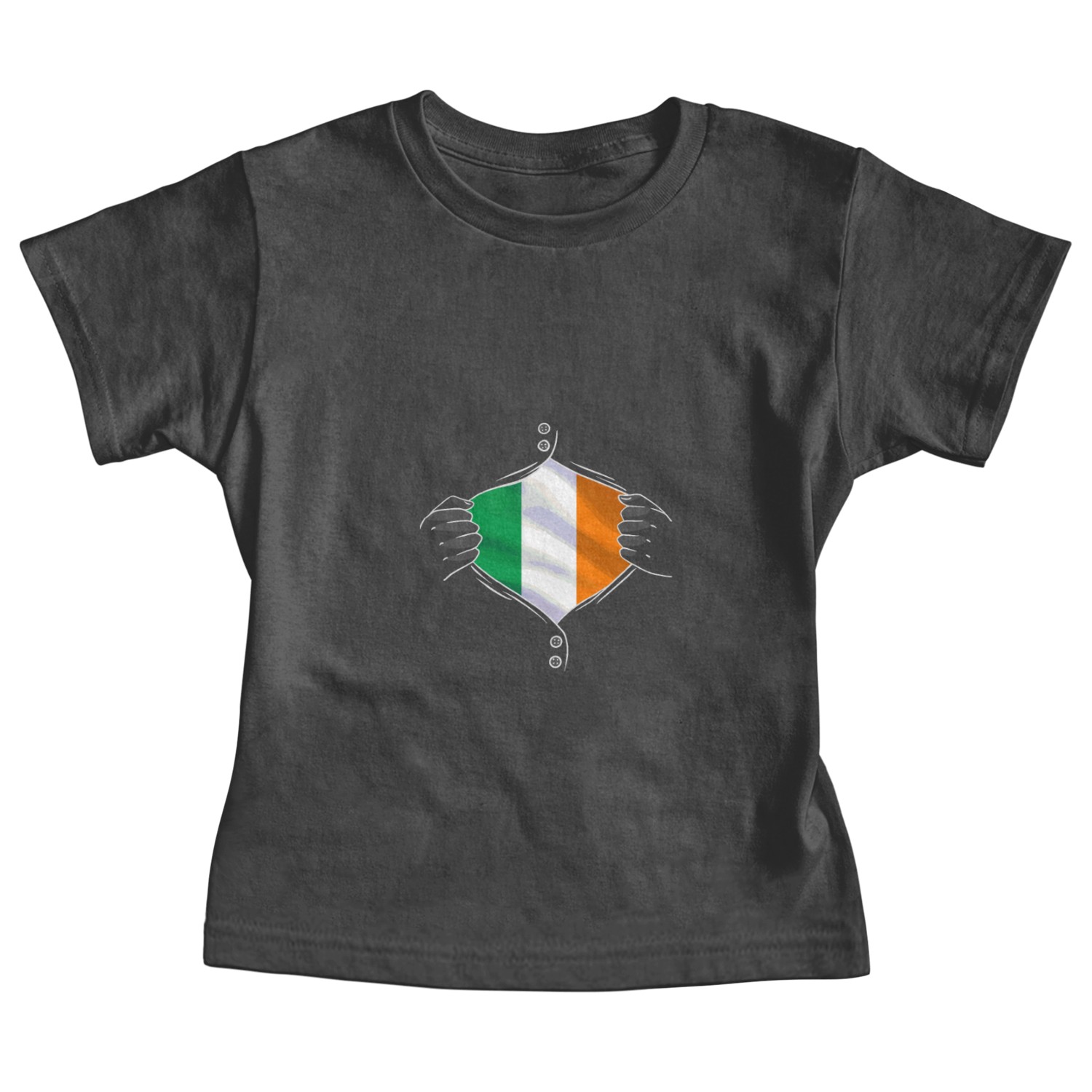 Ireland flag proud irish Baby Tees