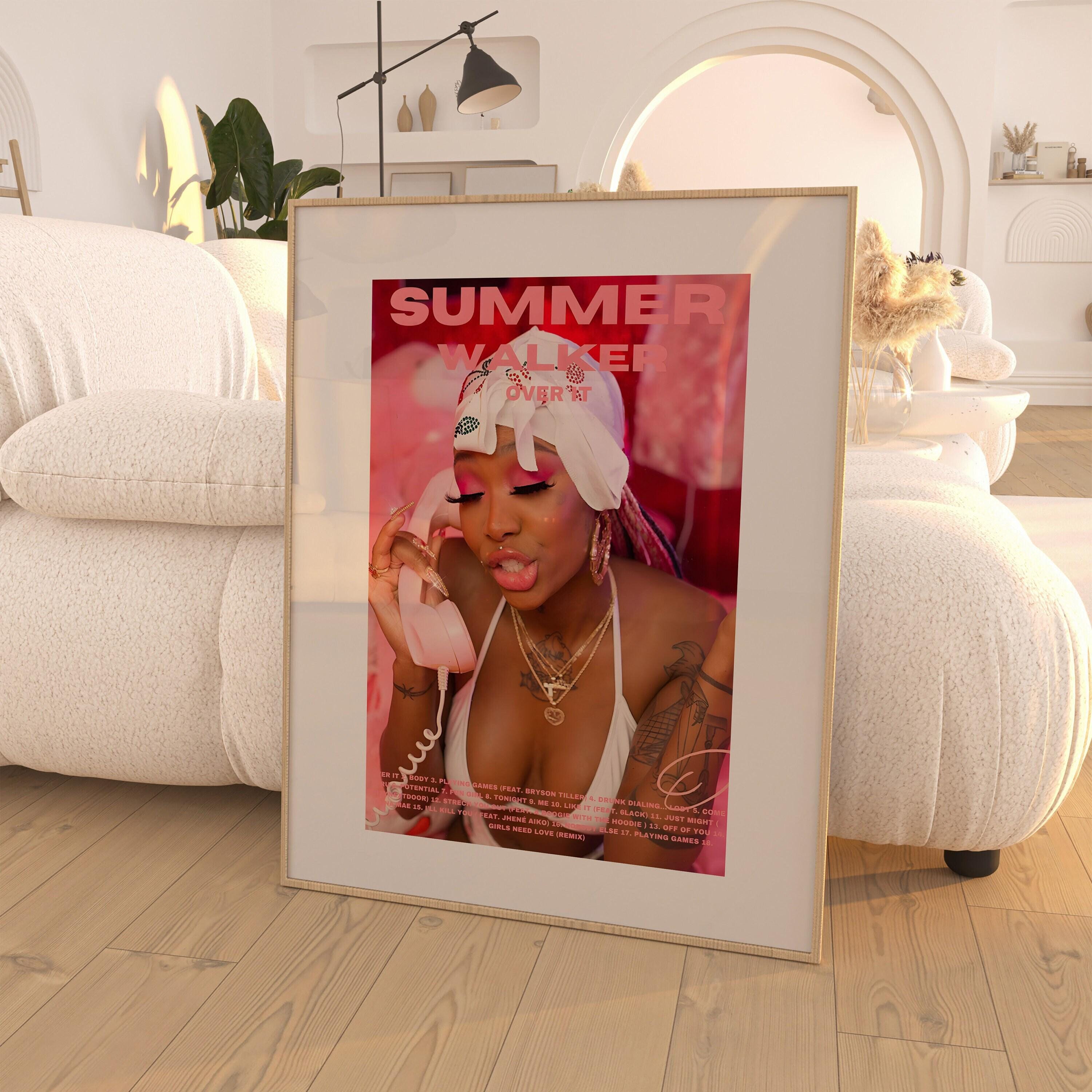 Summer Walker - Over It Album Poster / Room Decor / Music Decor / Music Gifts / Summer Walker Poster