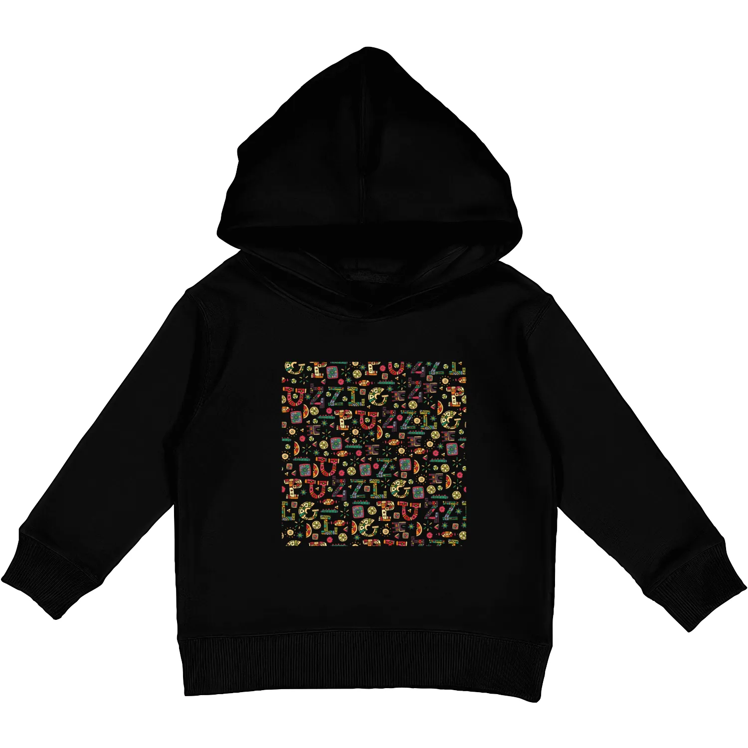 Wild West Cartoon Pattern Kids Pullover Hoodies – Western Style