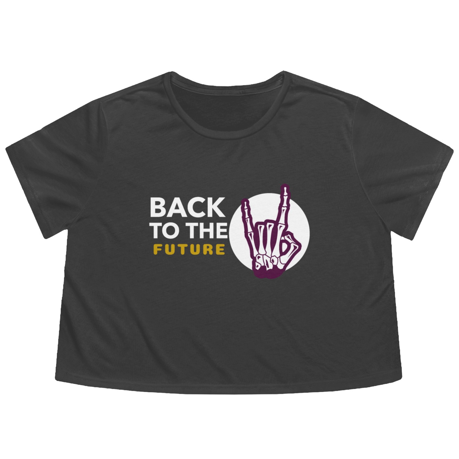 Back to the future Flowy Cropped Tees