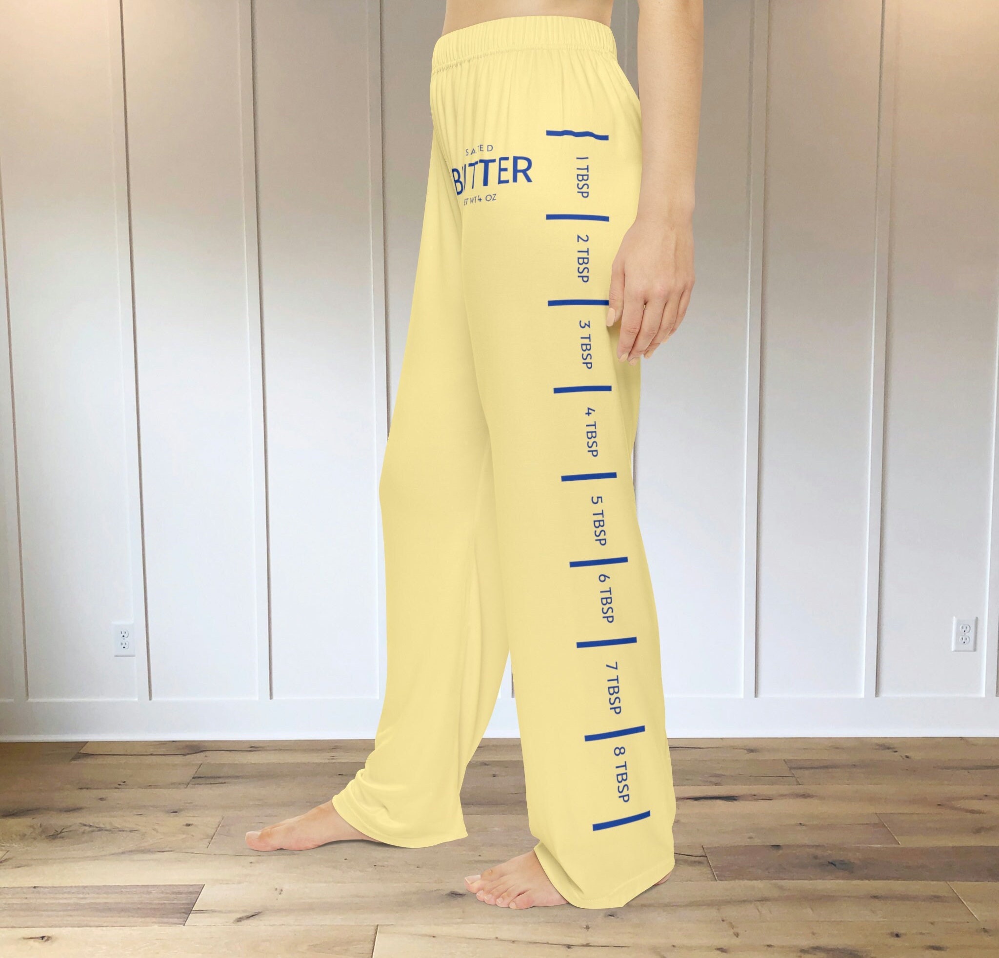 Butter Pants, Funny PJ Pants for Bakers, Foodies, Cookie Makers, Women's Pajama Pants