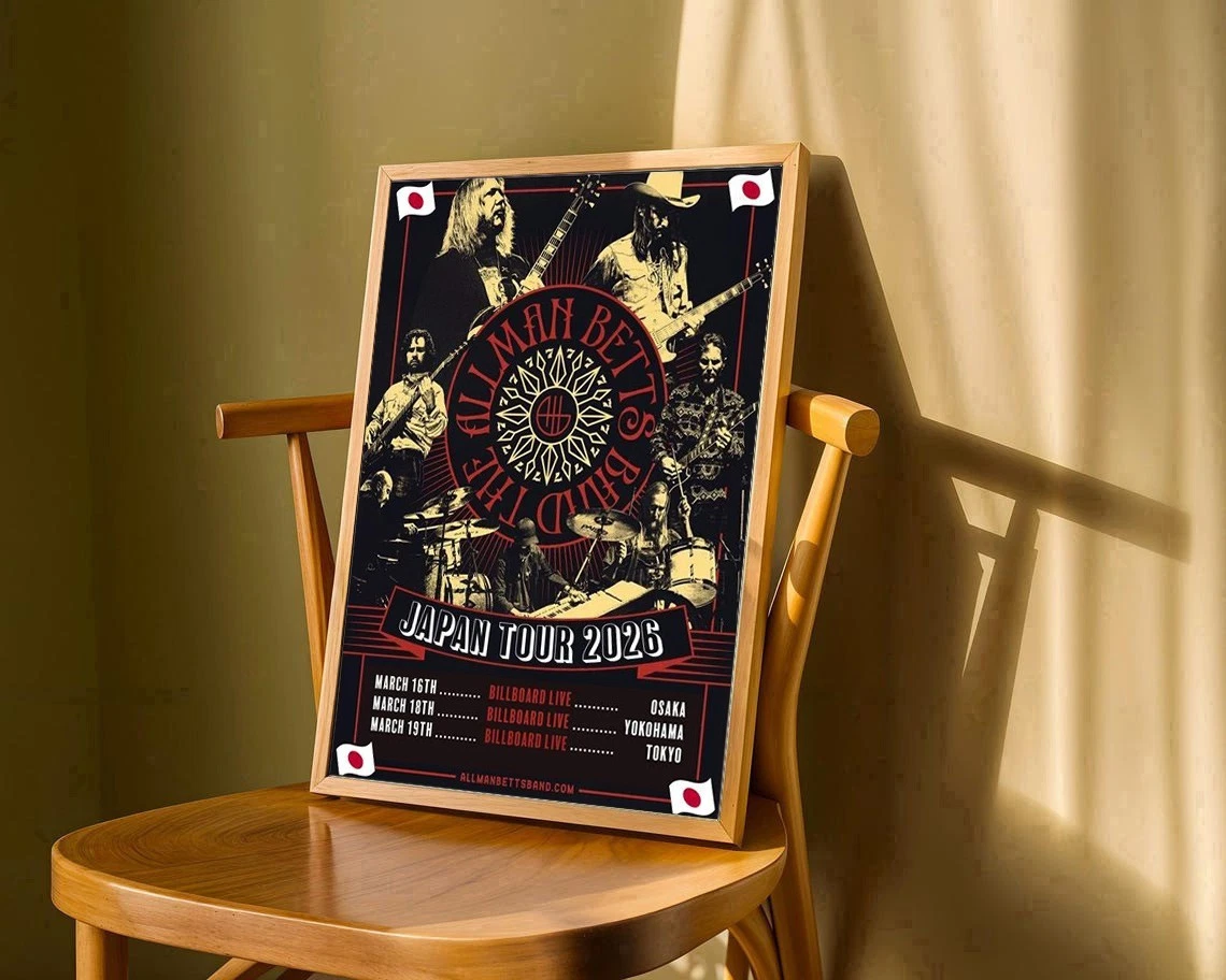 The Allman Betts Band Japan Tour 2026 Event Poster