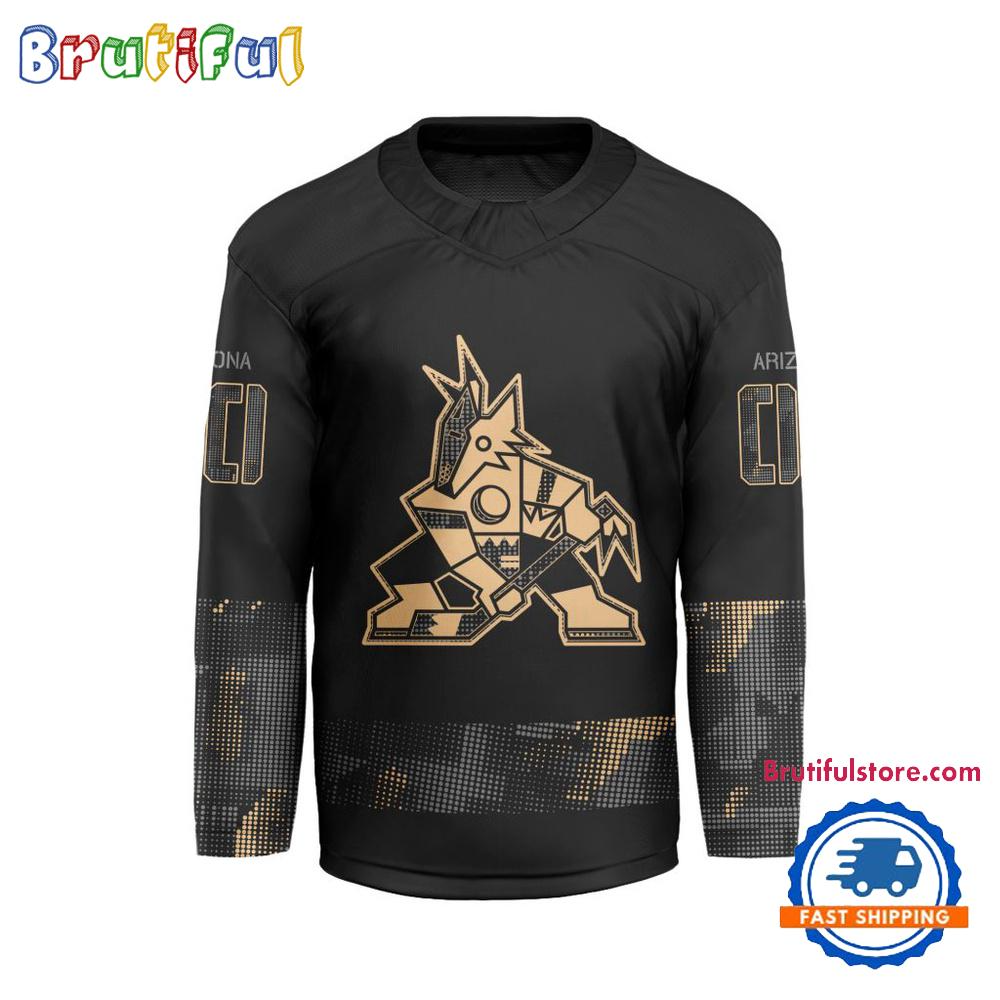 Personalized Arizonna Coyotes Military Appreciation Design Hockey Jersey