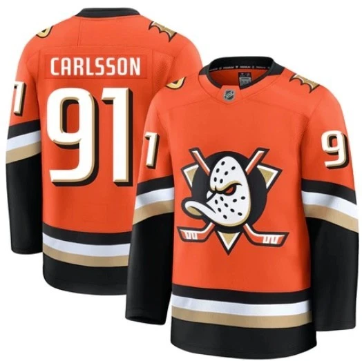 Leo Carlsson Anaheim Premium Home Jersey - Multiple Sizes