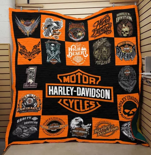 Haarleyy Davidson Fleece Blanket Best Gift For Fans