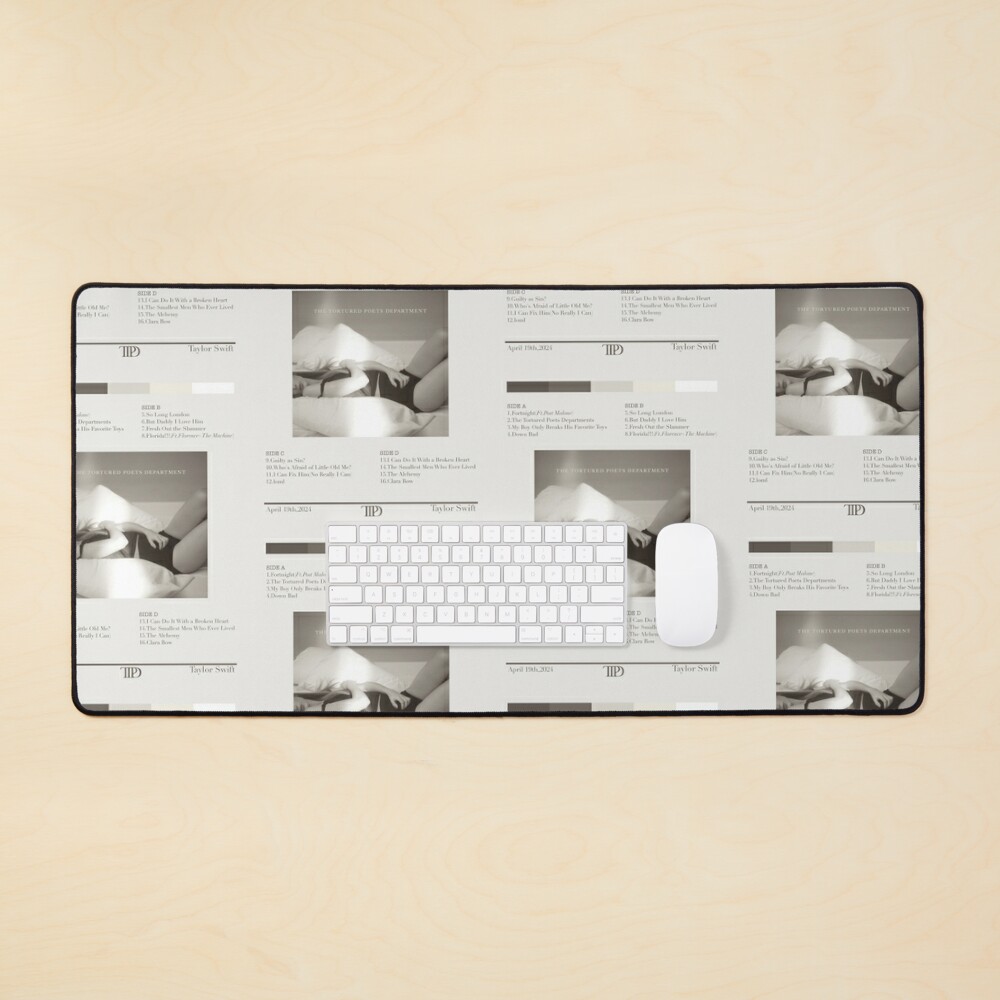 The tortured poets department Desk Mat