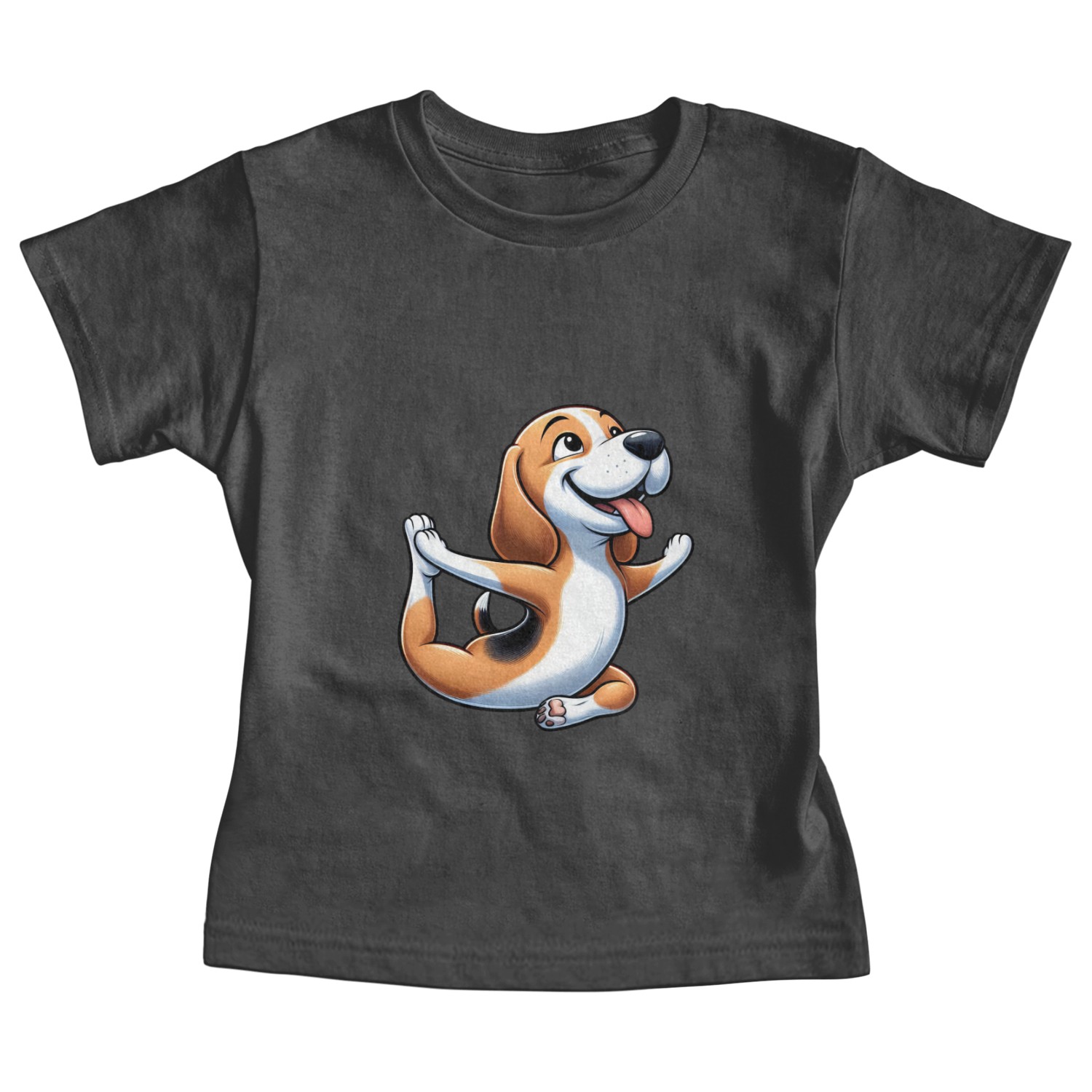 Beagle Yoga Fitness Meditation Baby Tees