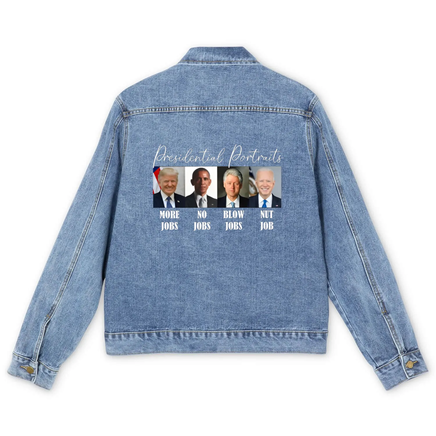 Presidential Portraits Men's Denim Jackets