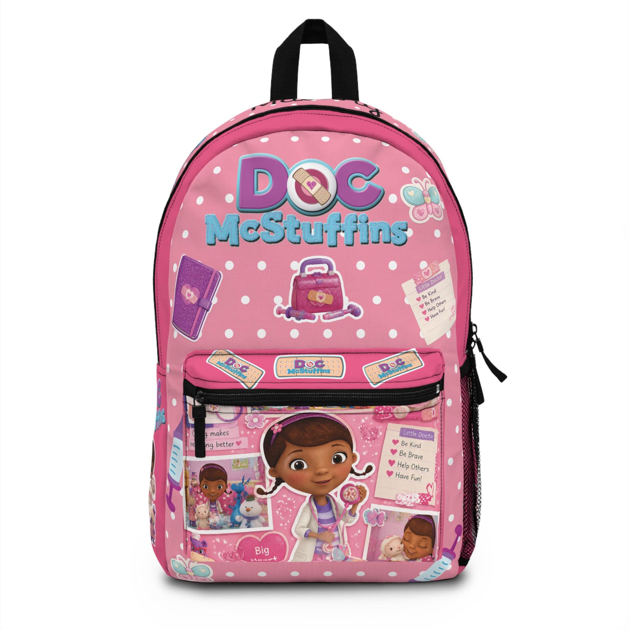 Personalized Doc McStuffins Backpack, Custom Name Senior Year Backpack, Graduation Gift, Back to School Bookbag