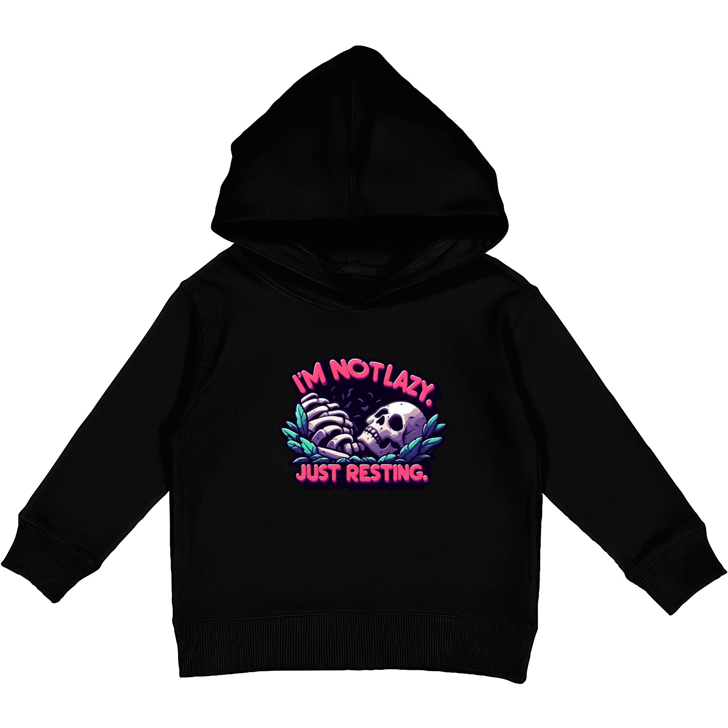 Embrace Your Resting Phase with Humor Kids Pullover Hoodies
