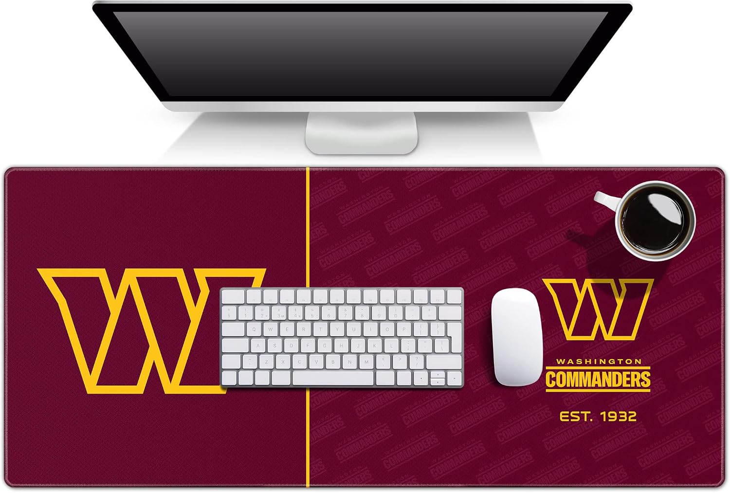 Washington Commanders Football Logo Desk Pad