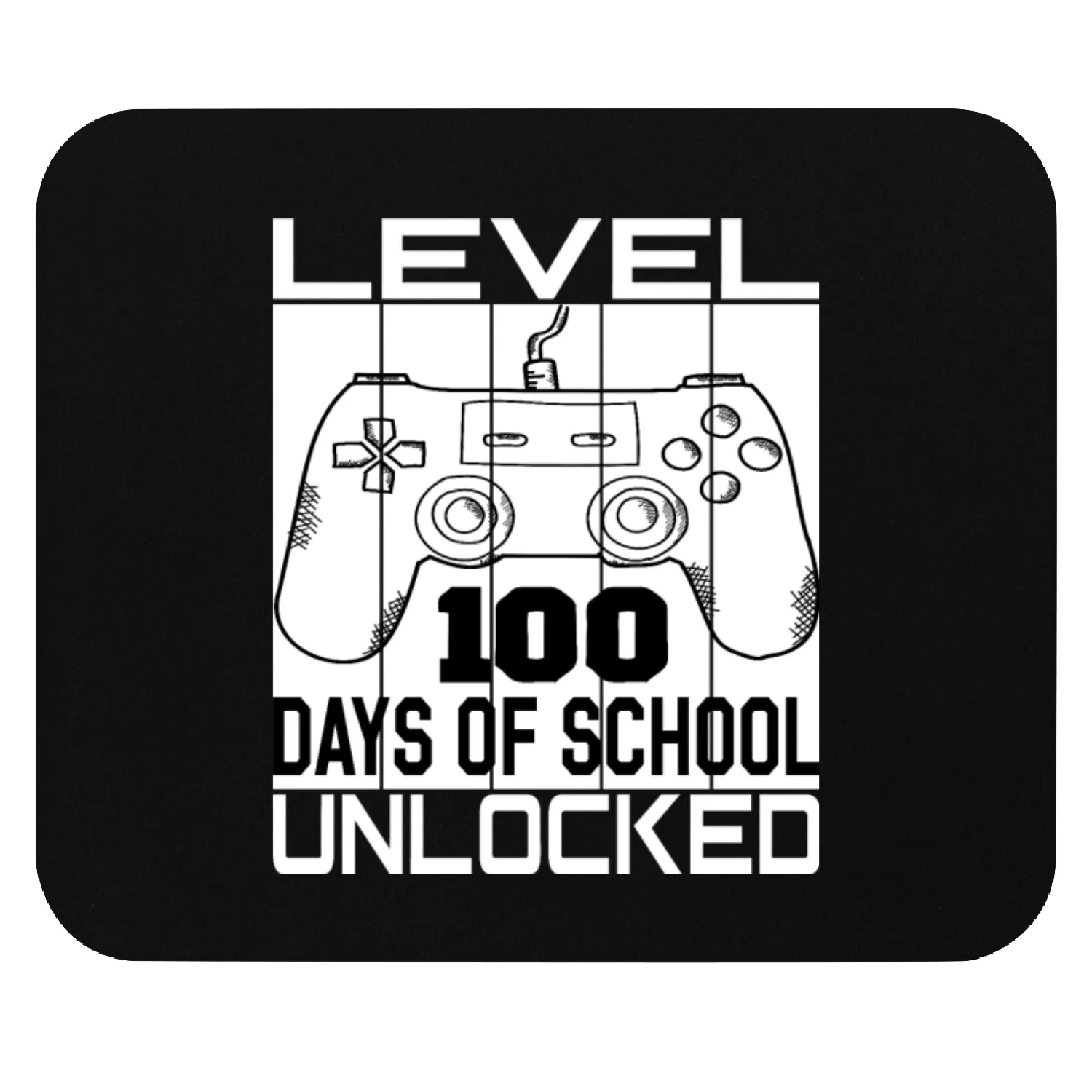 Level 100 completed 100 days of school unlocked Mouse Pads
