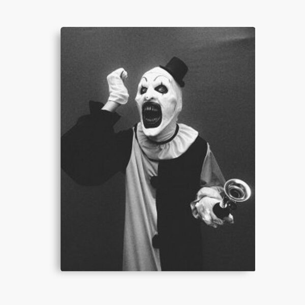 Terrifier art the clown horror Canvas