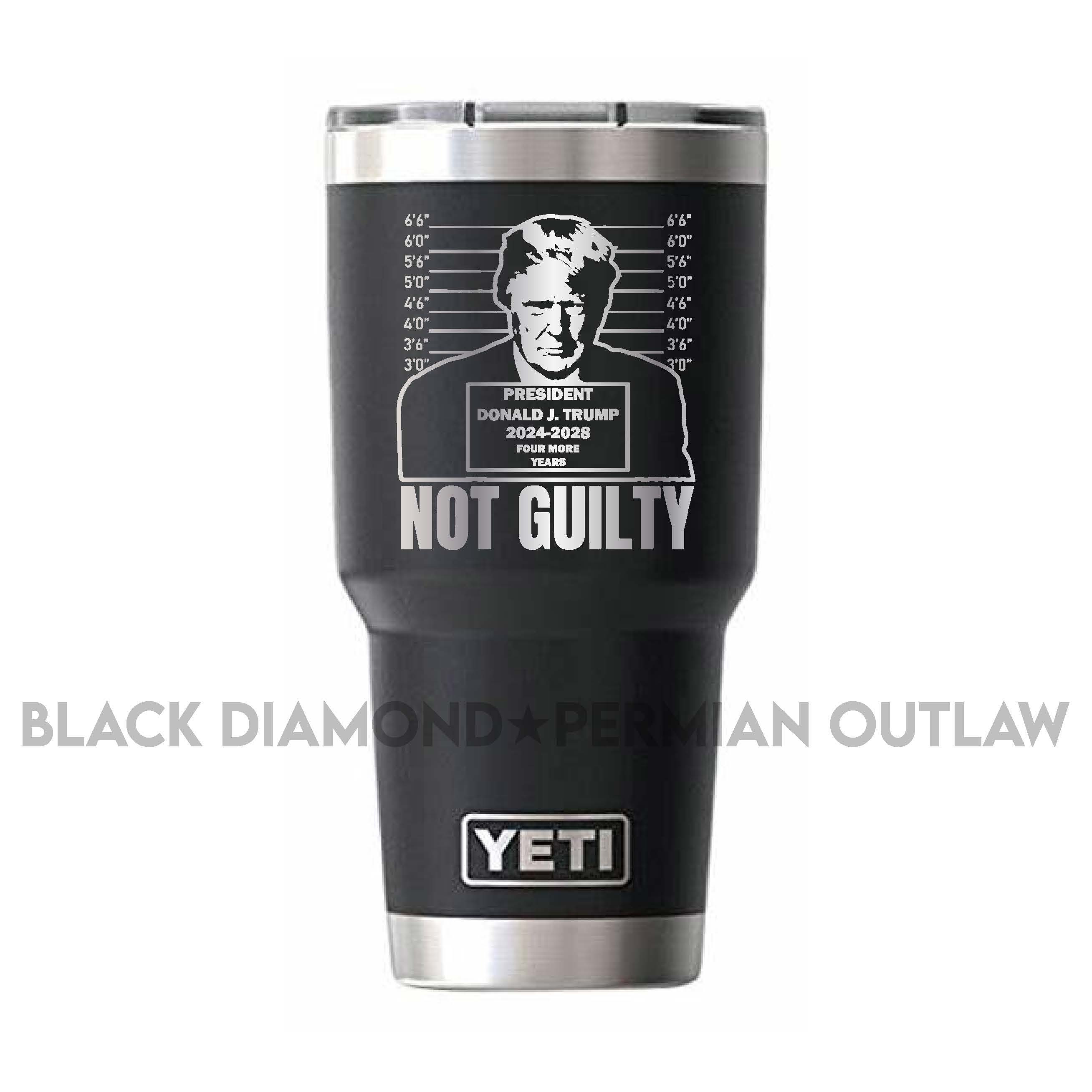 Custom 20/30oz Laser Engraved Donald Trump YETI (