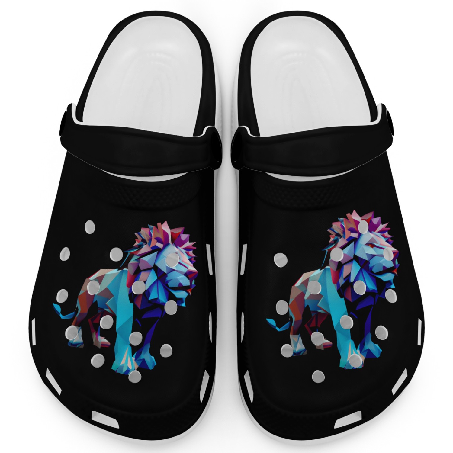 Polygon lions Clogs
