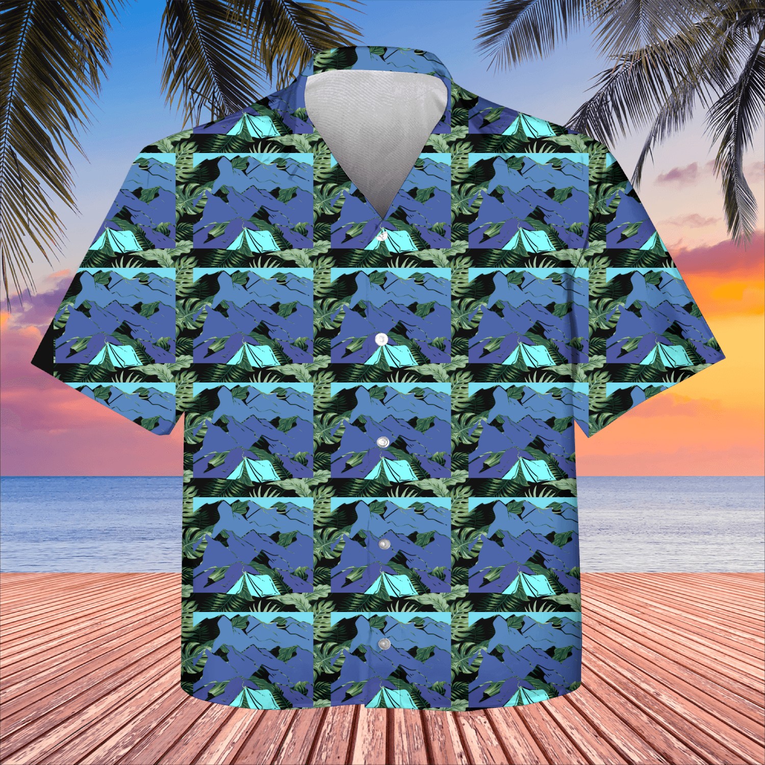 Mountain Landscape Hiker and Nature Lover Gift Kids Hawaiians