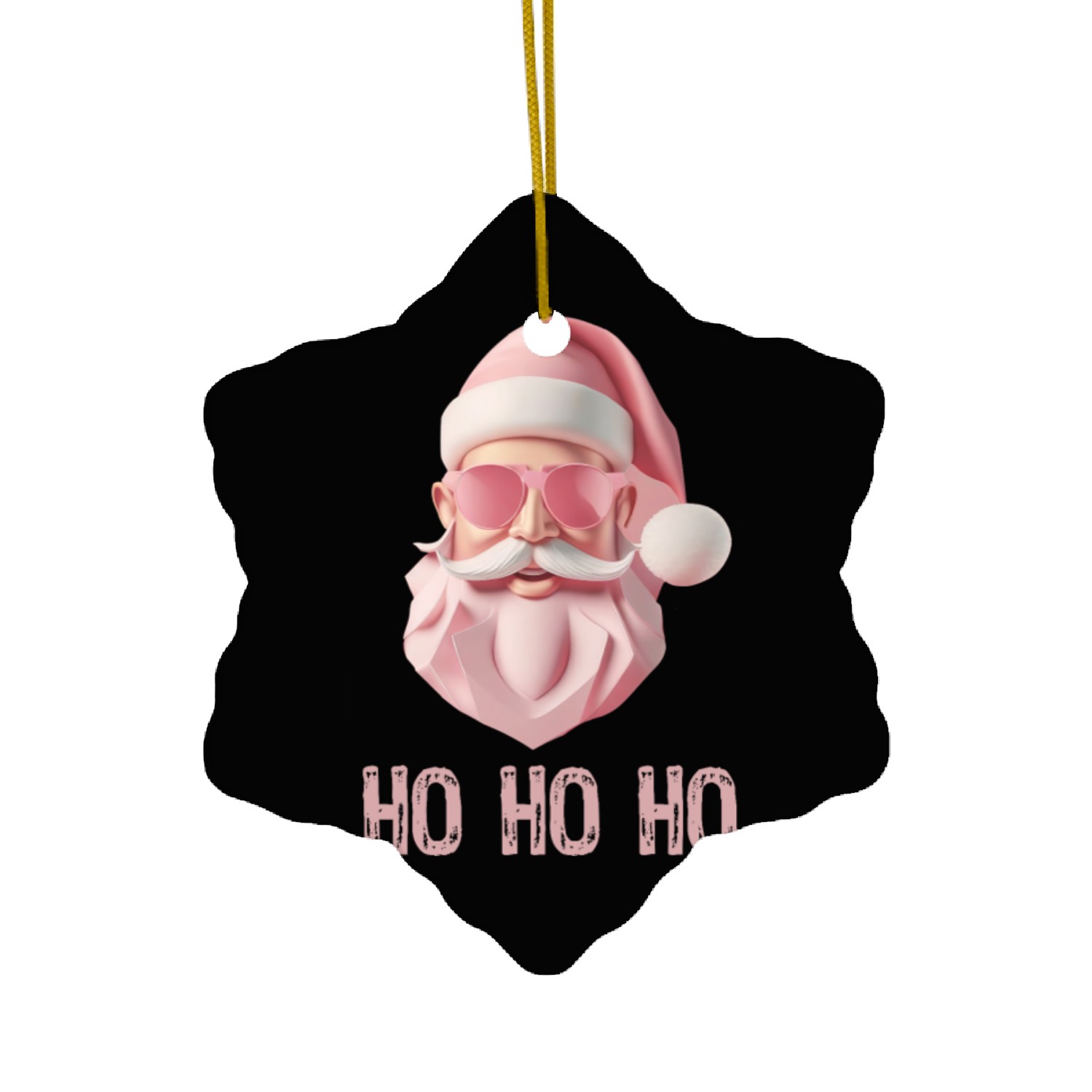 Ho ho ho Ceramic Ornaments