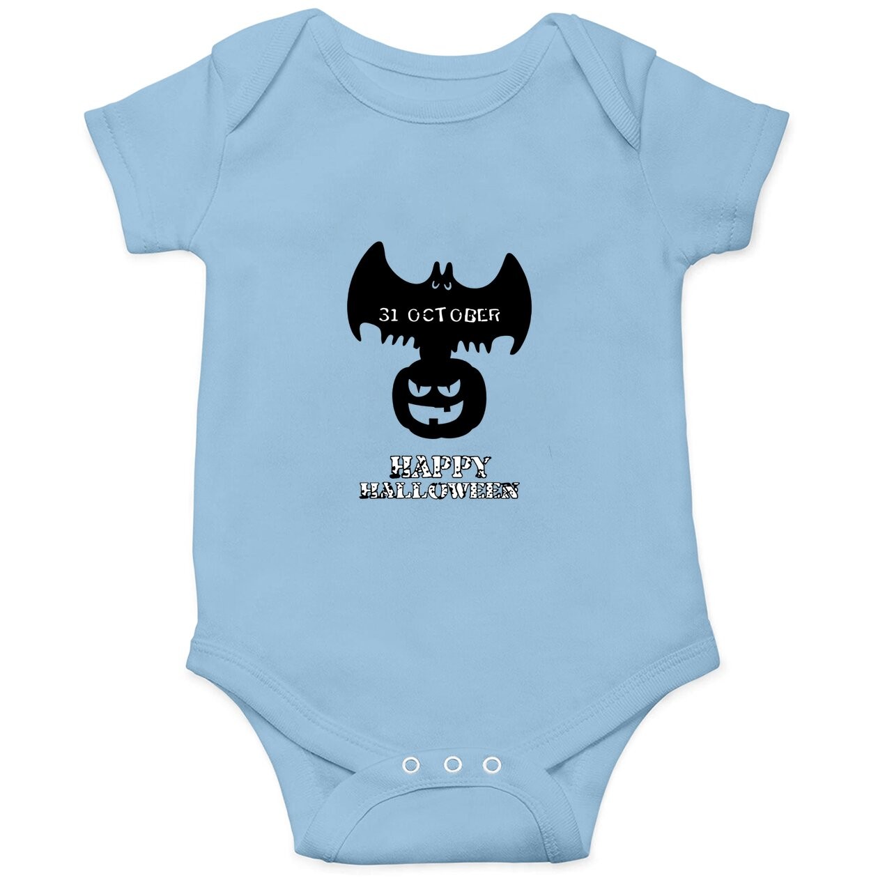 31 October Happy Halloween Baby Bodysuit