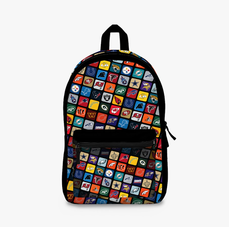 Football Teams Backpack, Back to School, Gifts for kids Girls and Boys Backpack