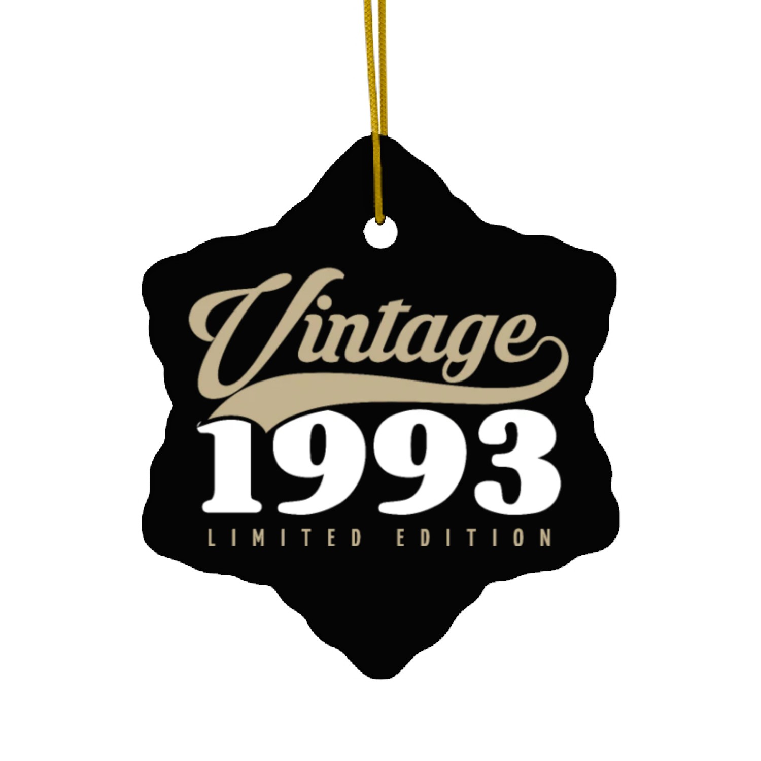30 Years Vintage 1993 Retro 30th Birthday Ceramic Ornaments