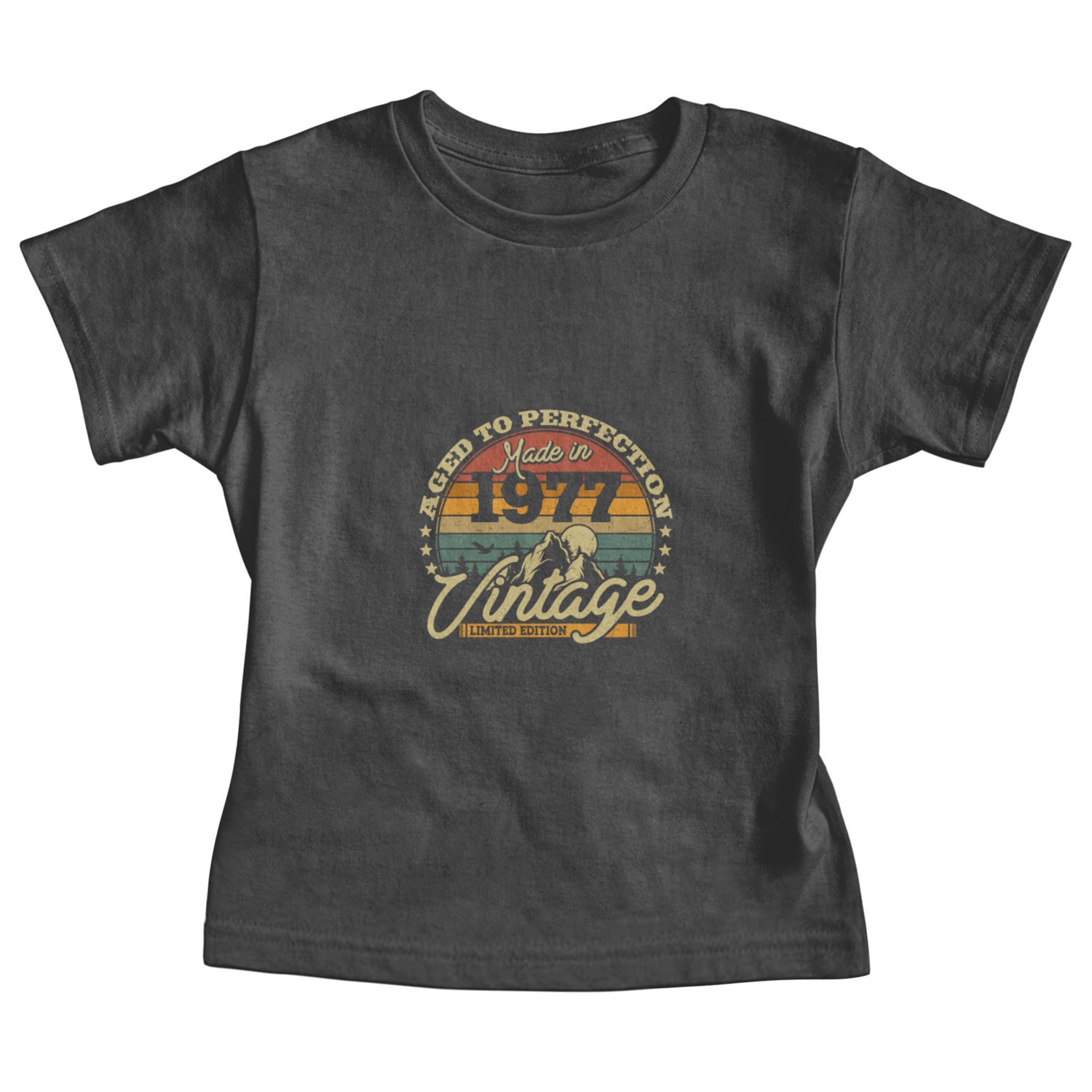 Vintage 1977 Birthday Gift Baby Tees