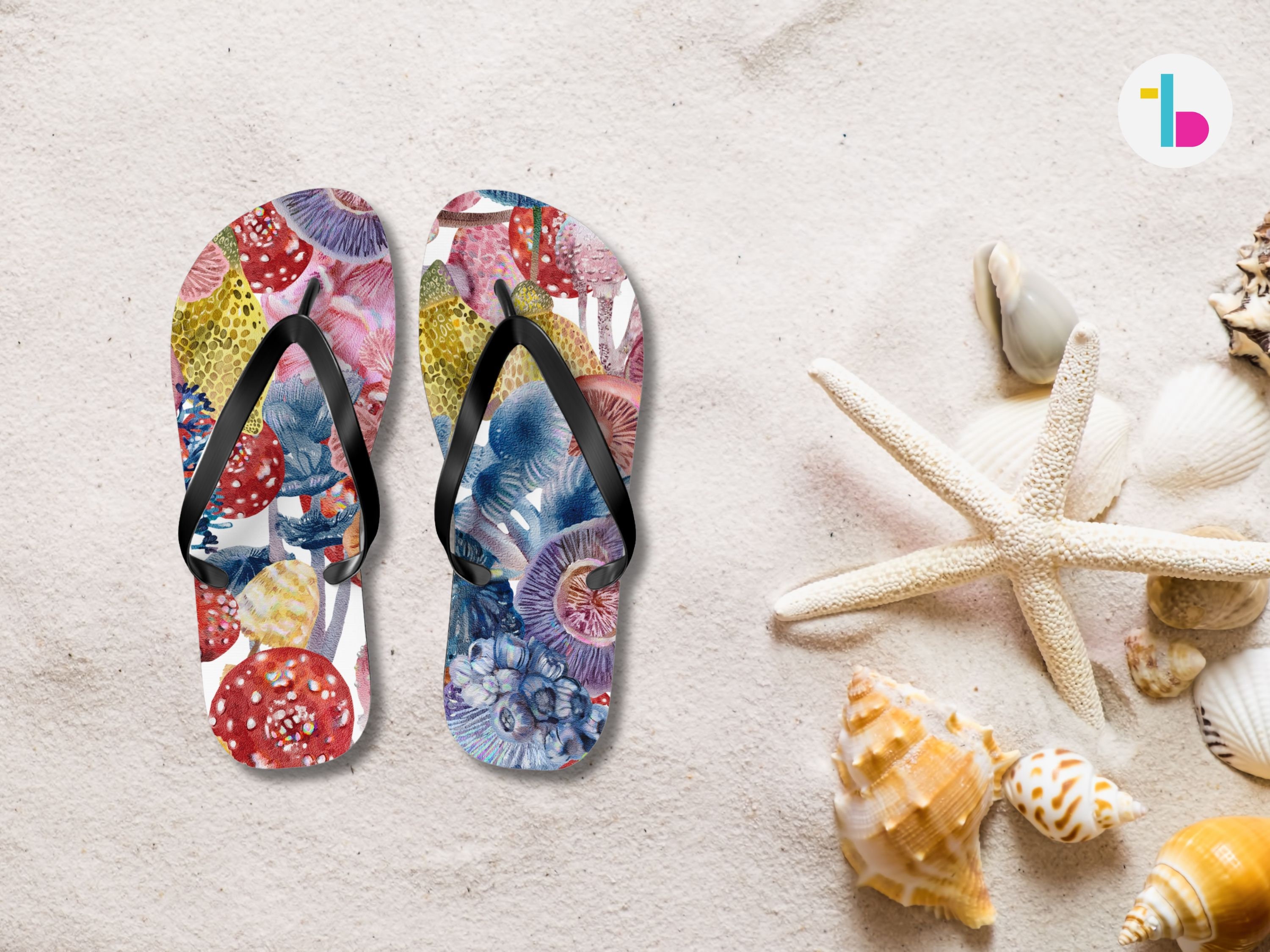 Mushroom flip flops, Sandals, Cottagecore flip flops , Alt Beach sandals, Witch flip flops, Witchy shoes, Woman Unique Flip Flops