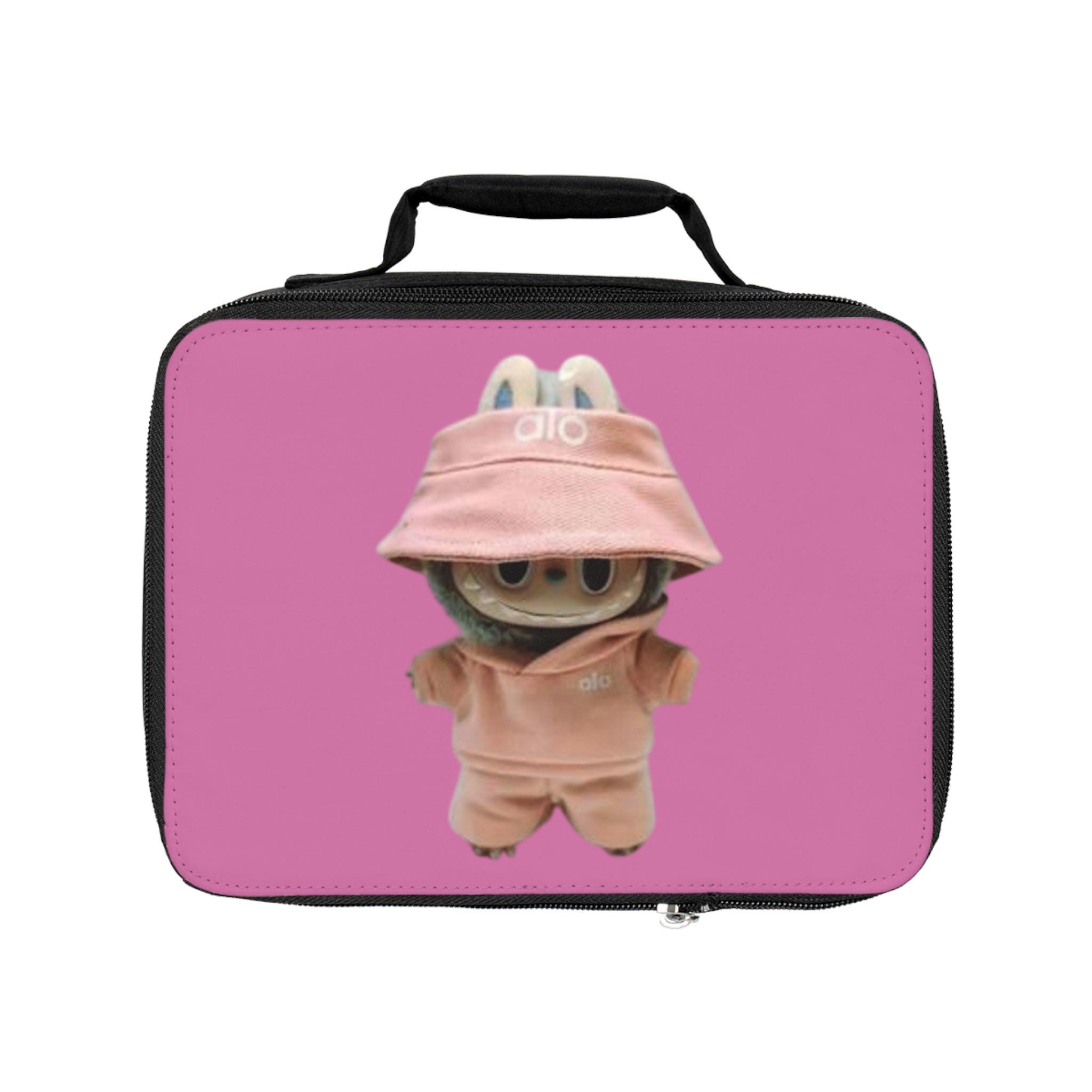 Labubu Alo Kids Lunch Bag - Insulated Tote for School, Picnics, Travel, Reusable Food Storage, Lunch Container