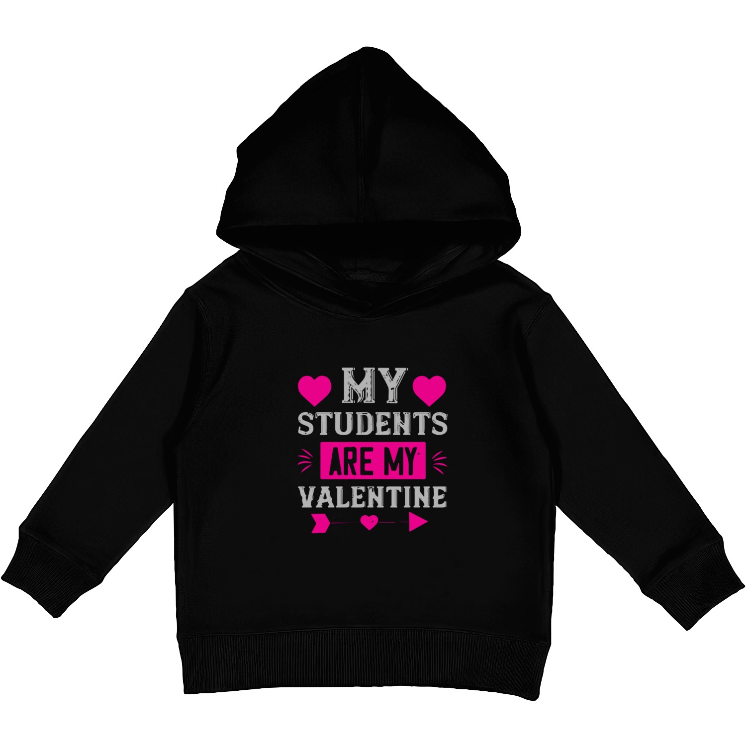 My students are my valentine Kids Pullover Hoodies