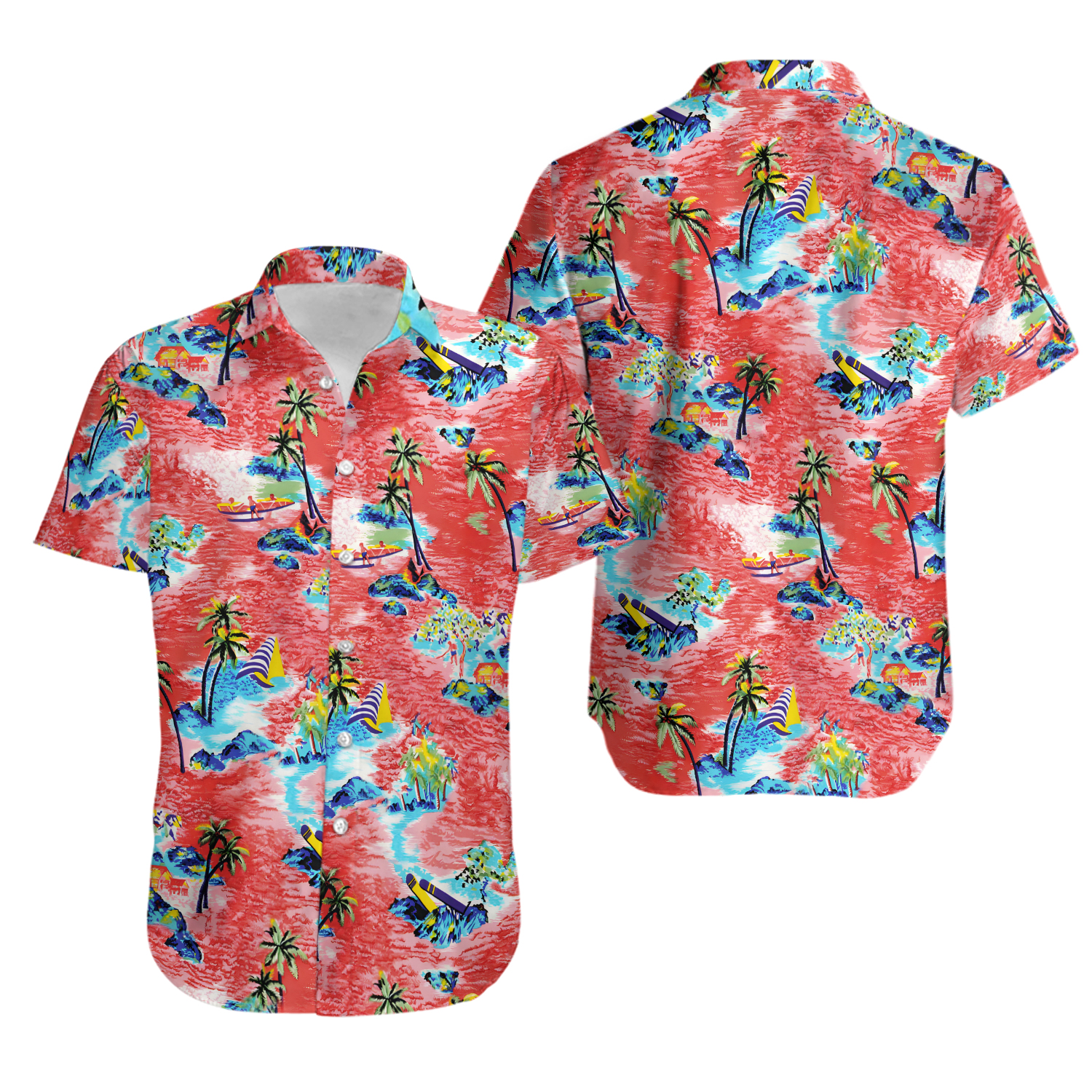True Romance Hawaiian Shirt Red Hawaiian Shirt (Original Genuine 100%)