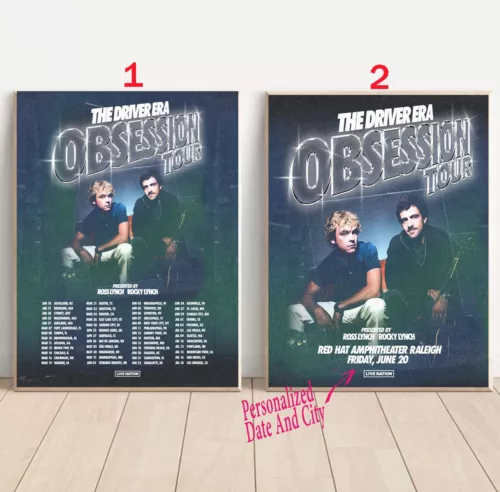 Custom The Driver Era OBSESSION TOUR 2025 Poster