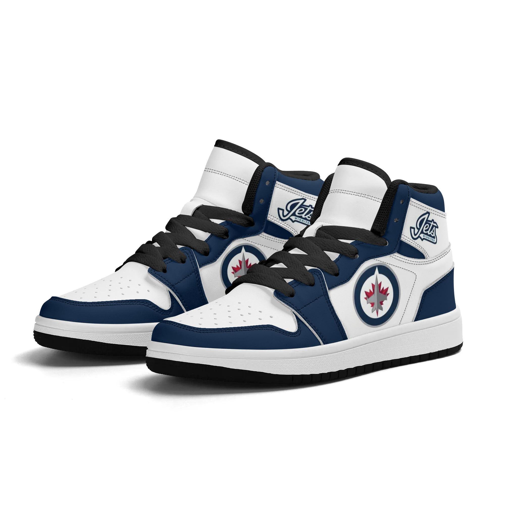 Winnipeg Jets Fan Unofficial High-top Shoes, sneakers, trainers Unisex