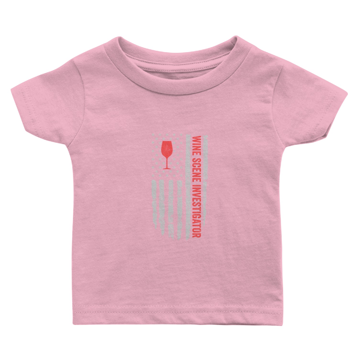 Wine Scene Investigator True Crime Lover Baby T Shirts