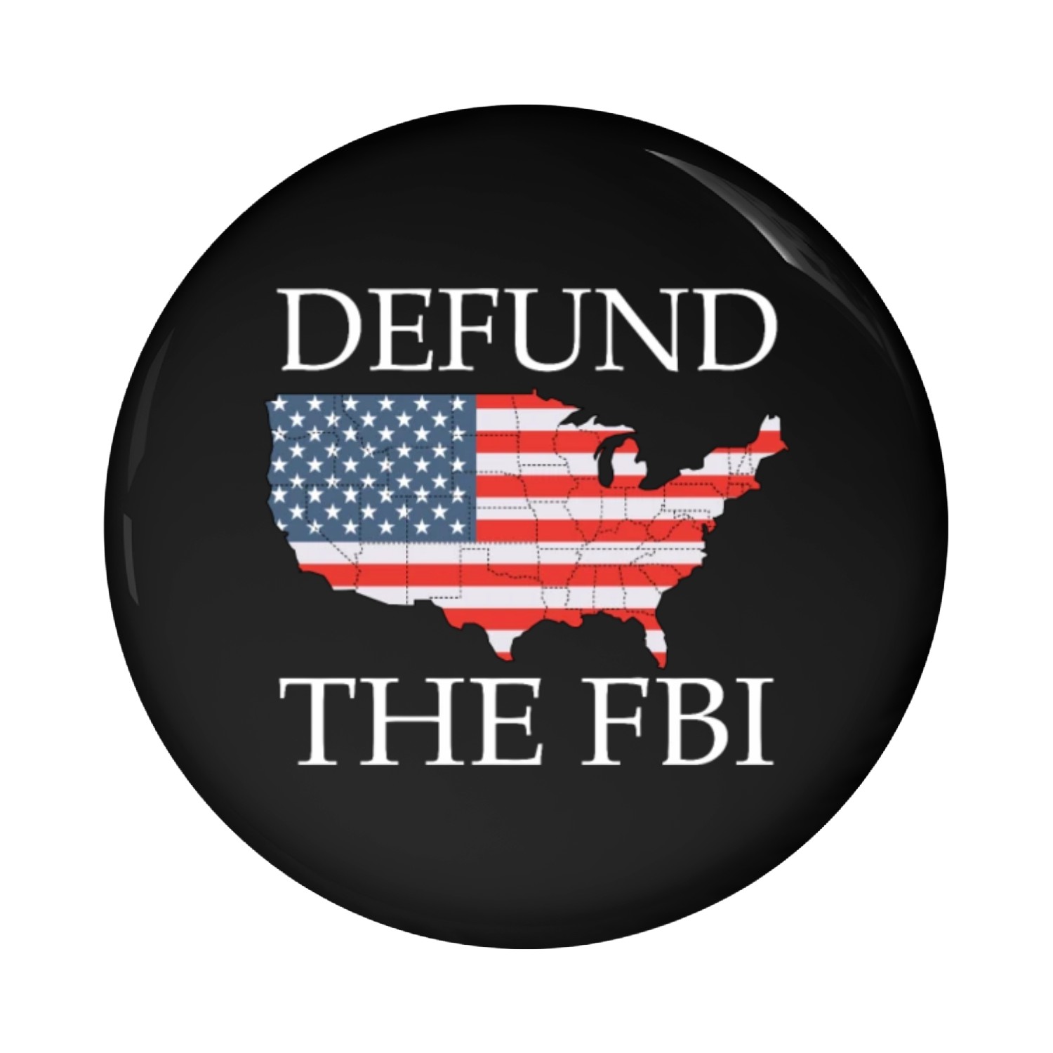 Defund the FBI Anti-Government Political American Pin Buttons