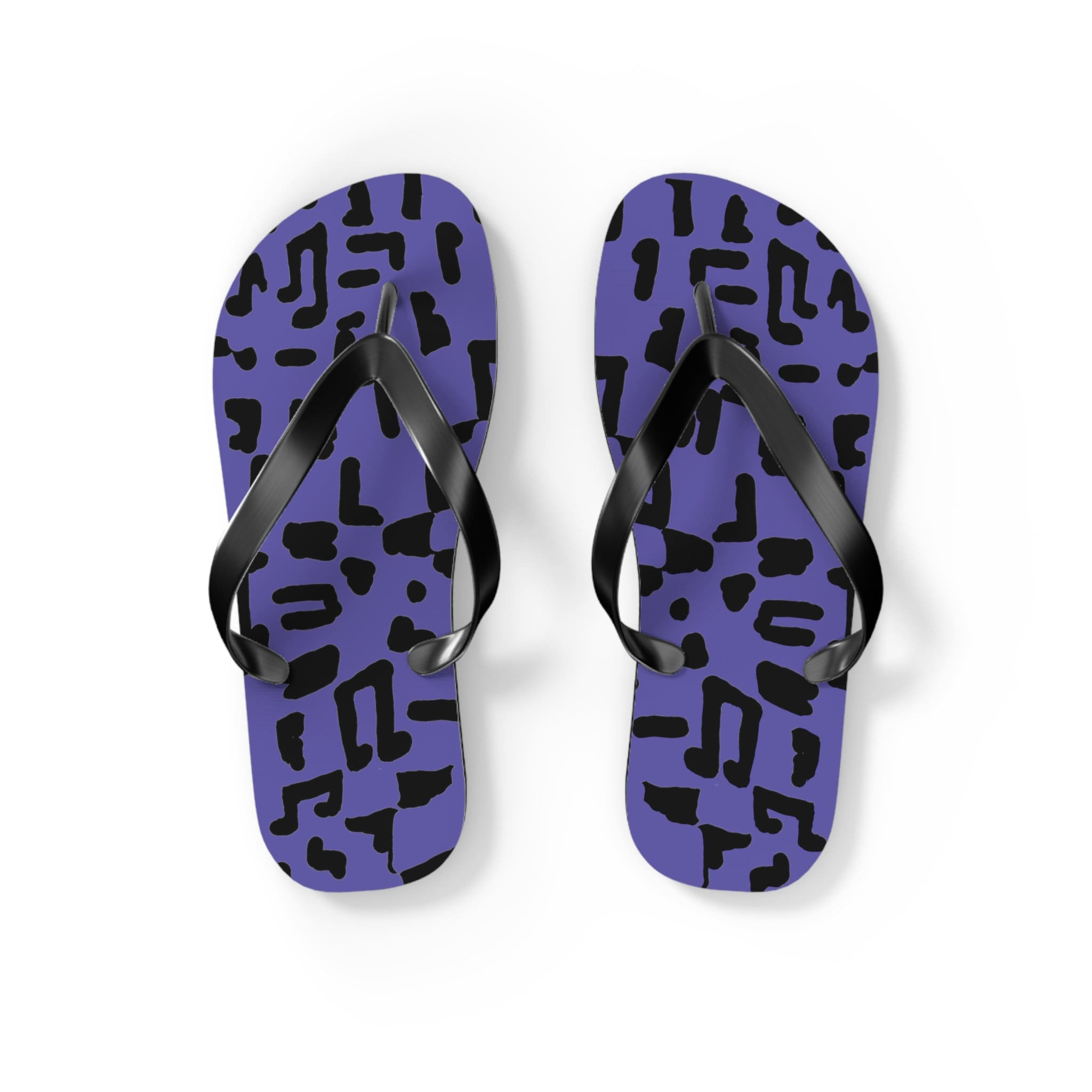 All That Jazz Purple Flip Flops