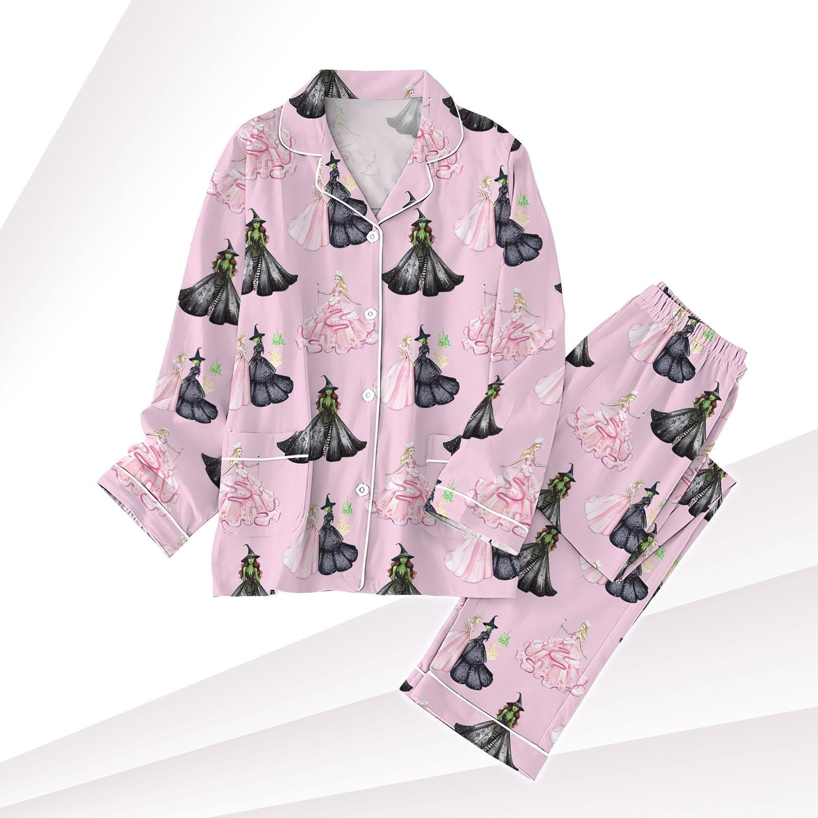 Wicked Change For Good Pajamas Set, Wicked Pajamas Set, Wicked Defy Gravity Pajamas Set