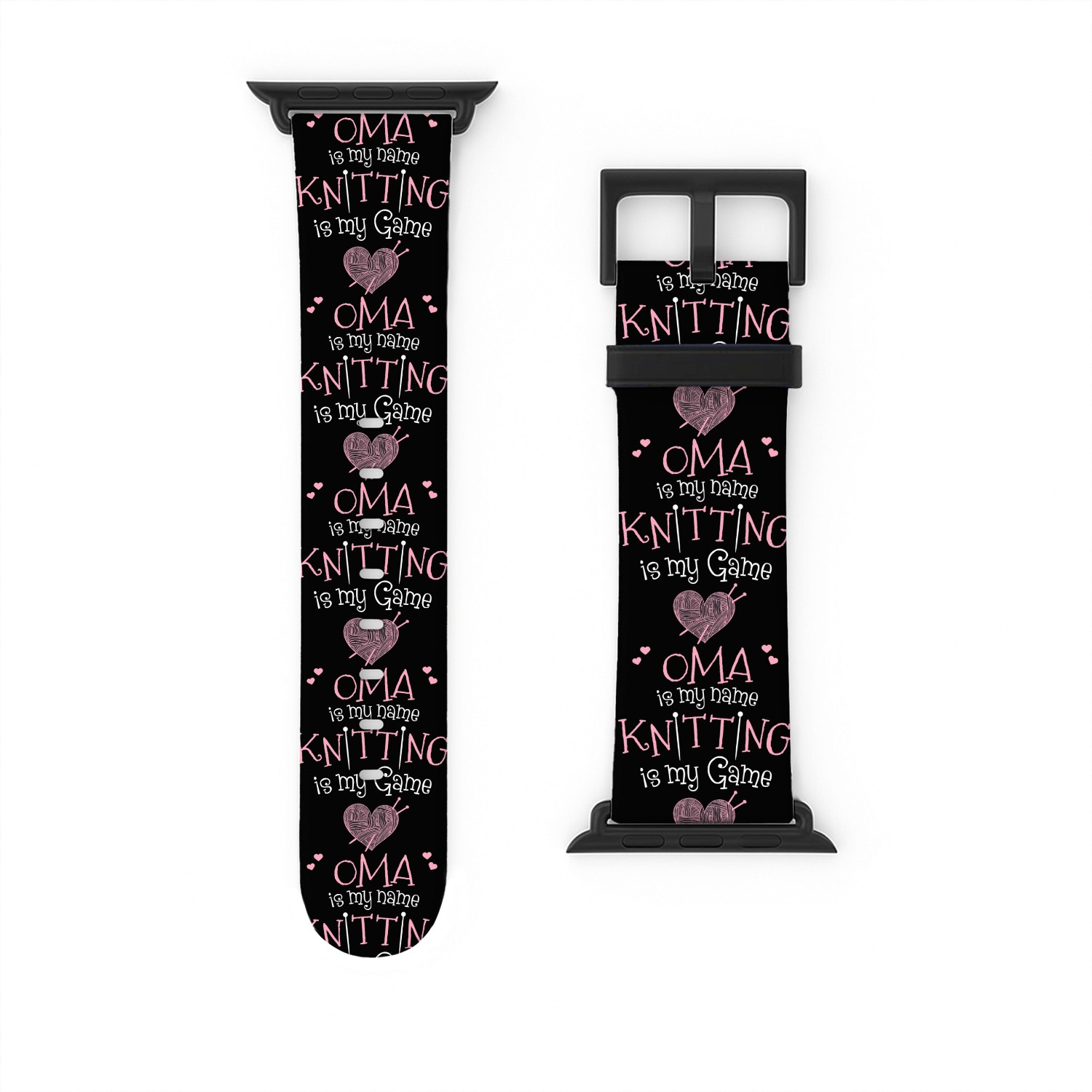Oma Is My Name Knitting Is My Game Watch Bands For Apple Watch