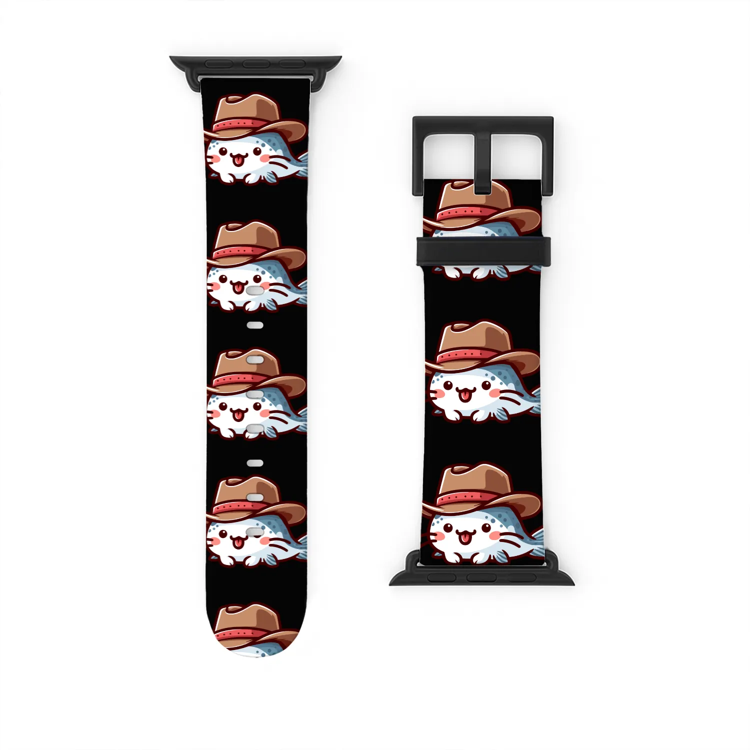 Catfish with Hat Watch Bands For Apple Watch