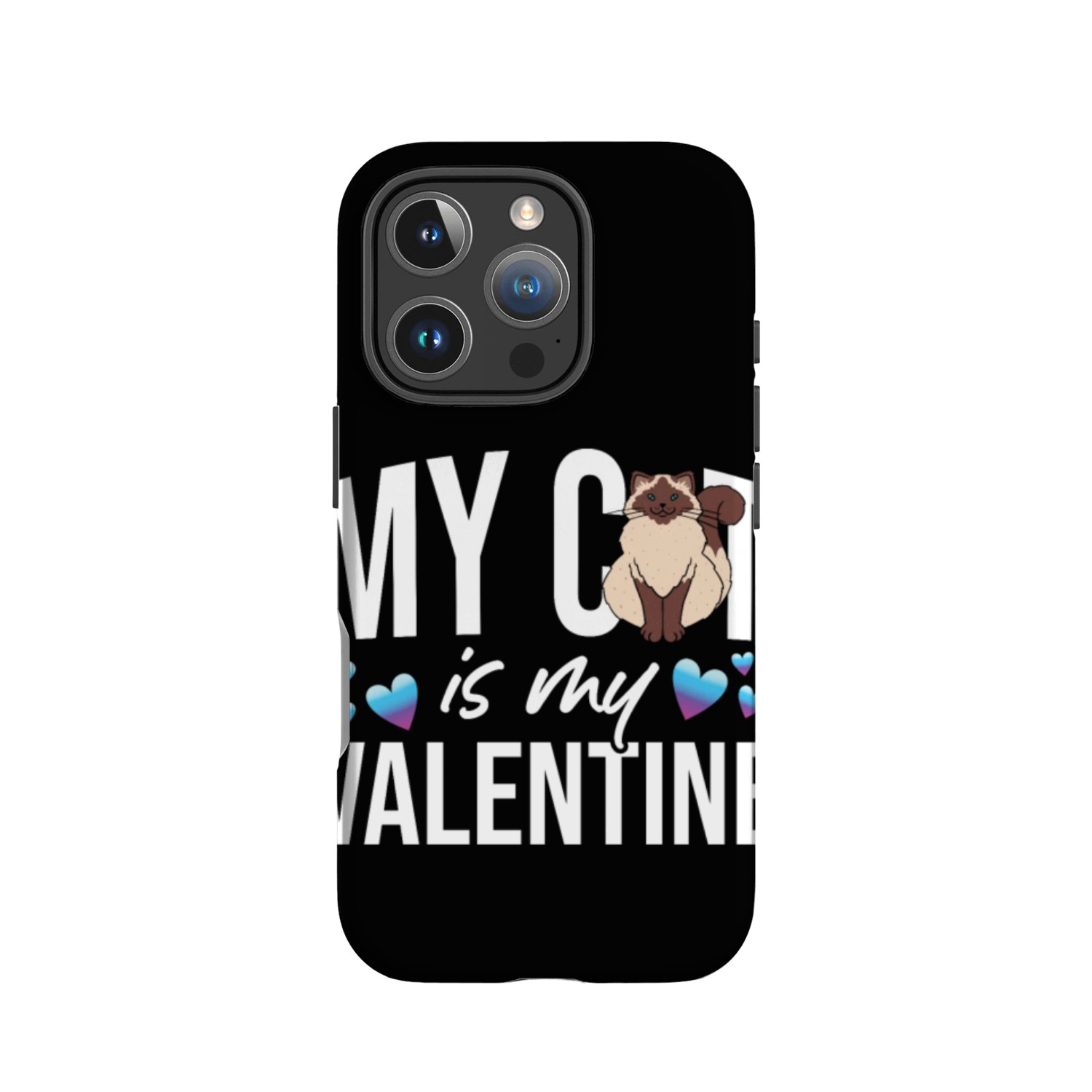 My Cat Is My Valentine Date Cute Kitten IPhone Cases