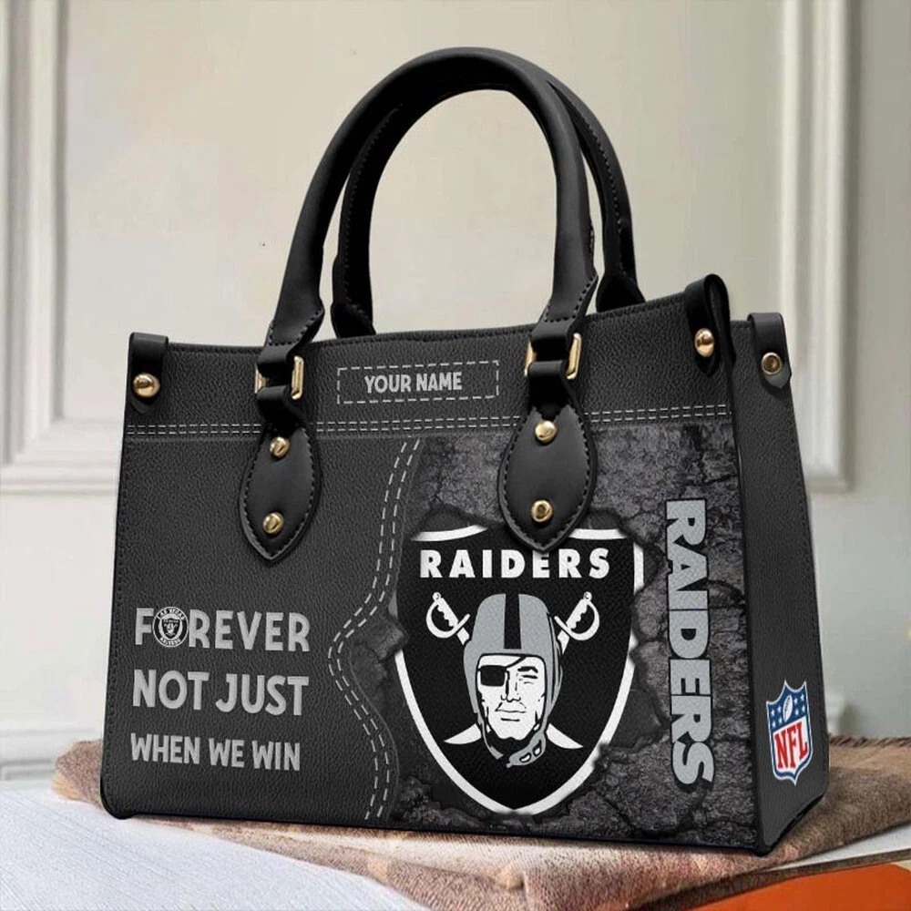 Personalized Las Vegas Football Team Raiderss Leather Handbag