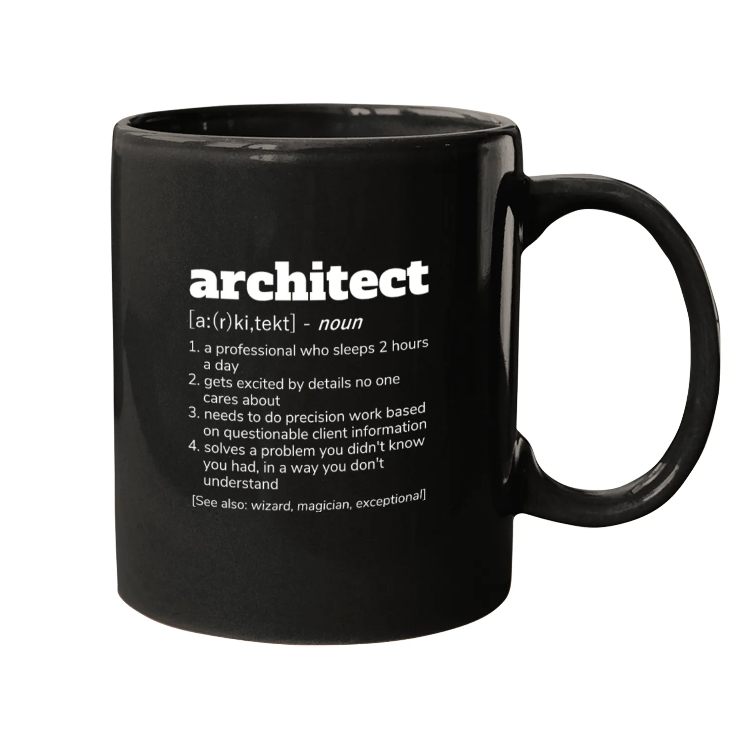 Architect Definition Mugs, Funny Architects