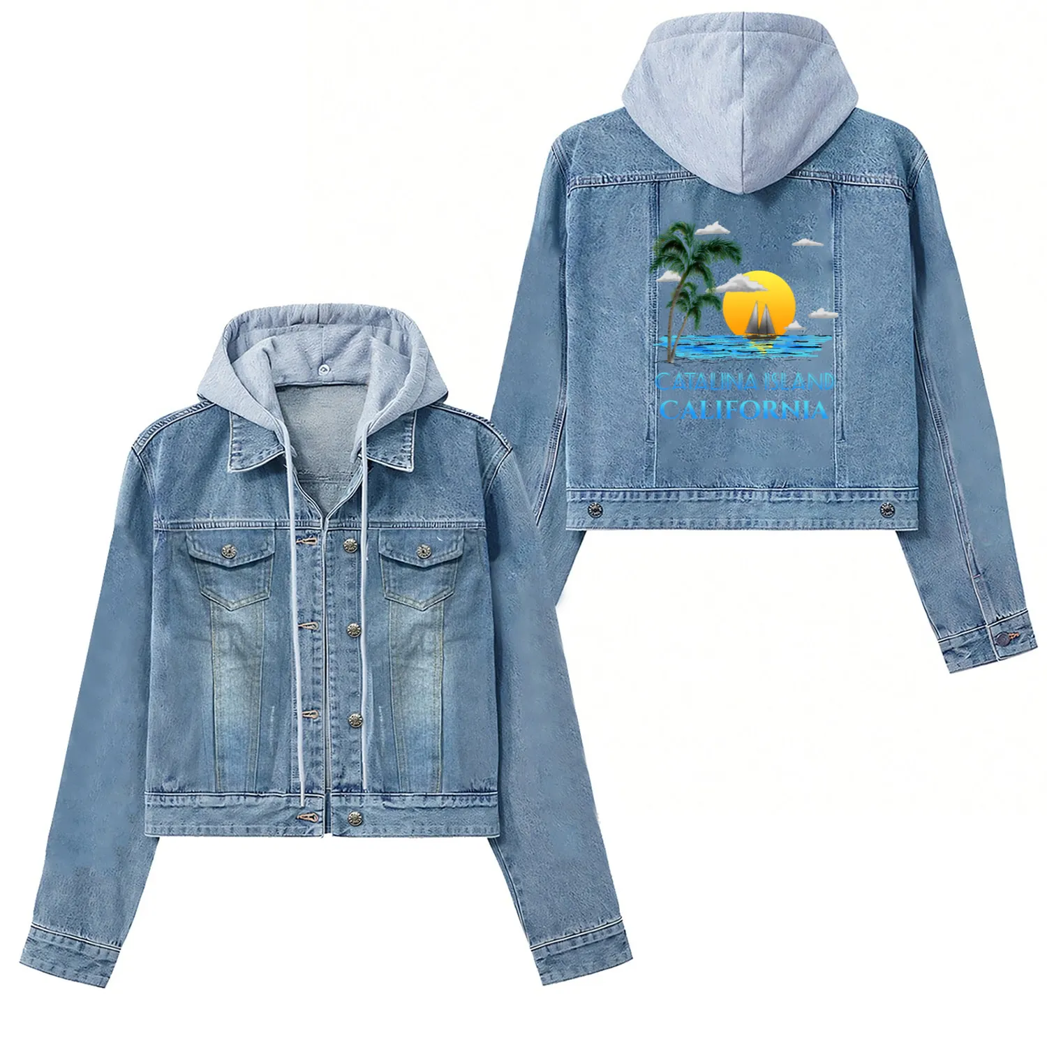 Catalina California Sailing Women's Denim Jackets