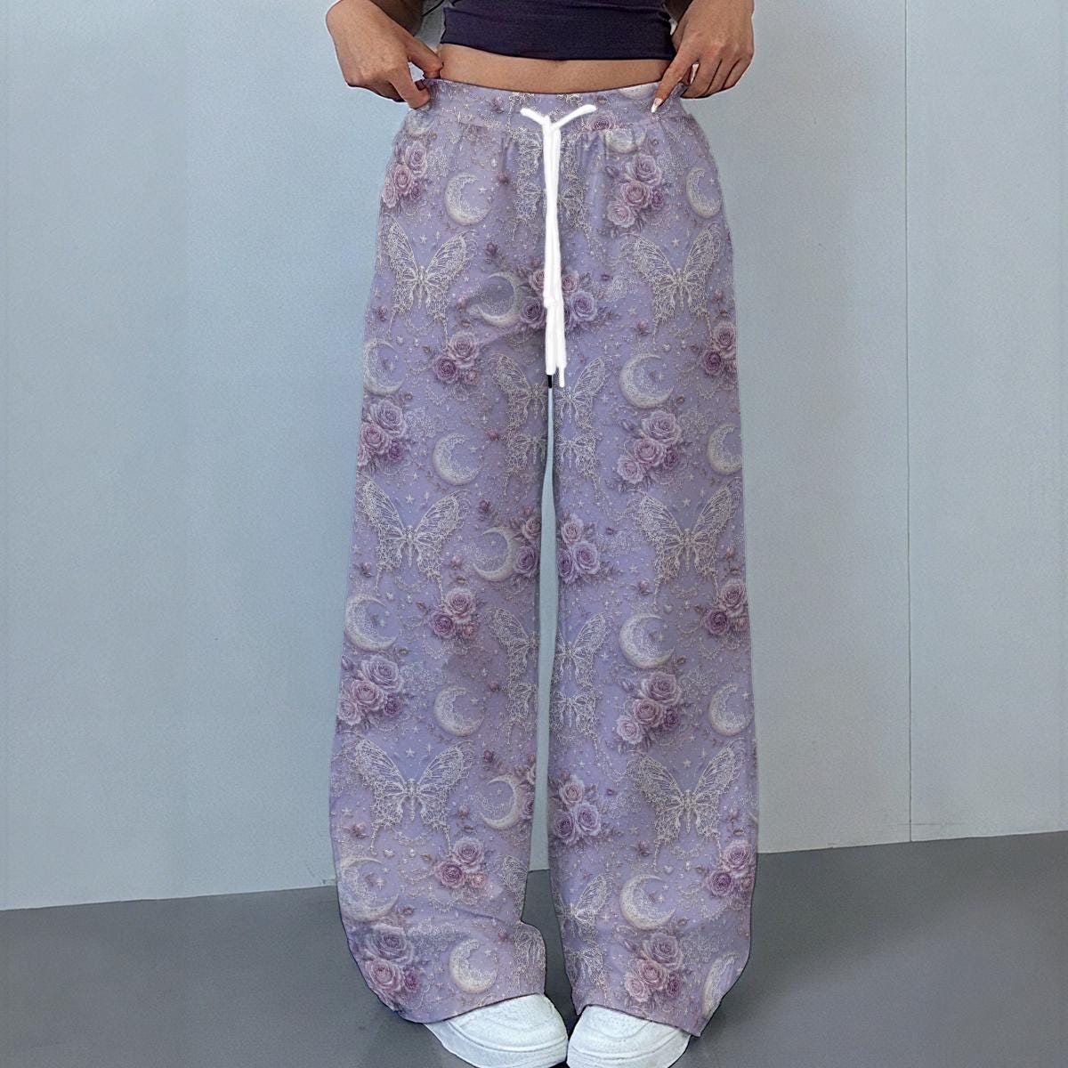Butterfly Bones | Pastel Goth Collection | Women's Casual Pants