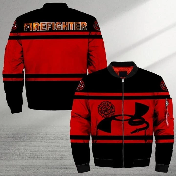 FIREFIGHTER - Bomber Jacket Gift for Holiday