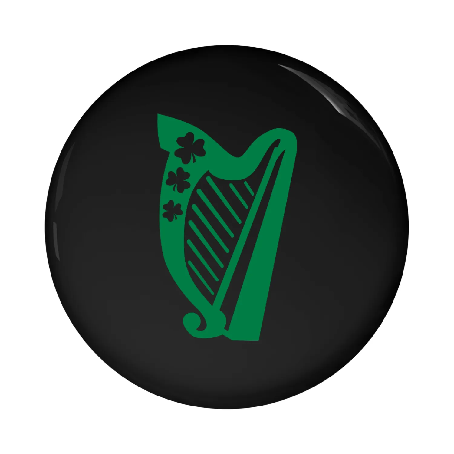 Irish harp Pin Buttons
