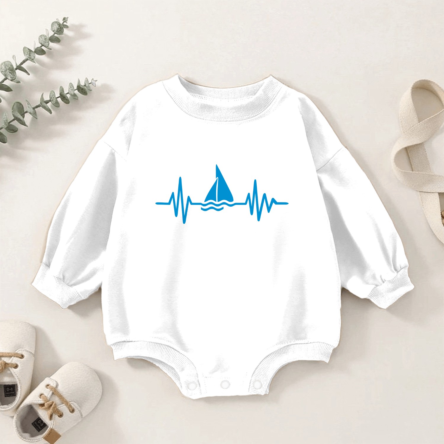 Sailing Baby Romper Sweatshirts