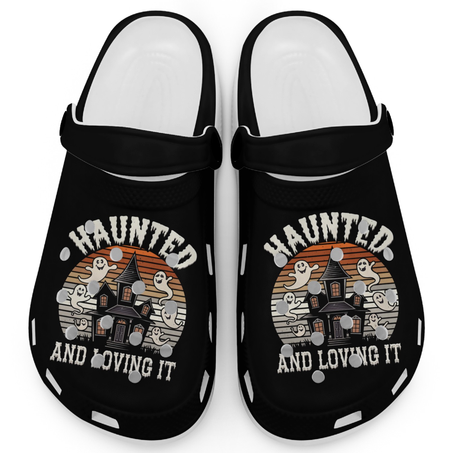 Haunted and loving it Clogs
