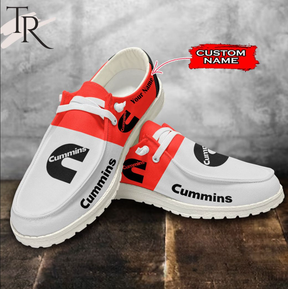 Custom Name Cummins Hey Dude Shoes